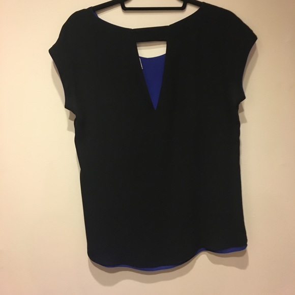 REVERSIBLE blue/black top size M - Picture 4 of 8